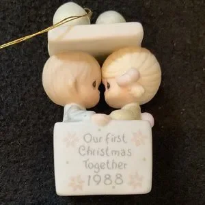 Precious Moments Holiday Vintage Precious Moments Our First